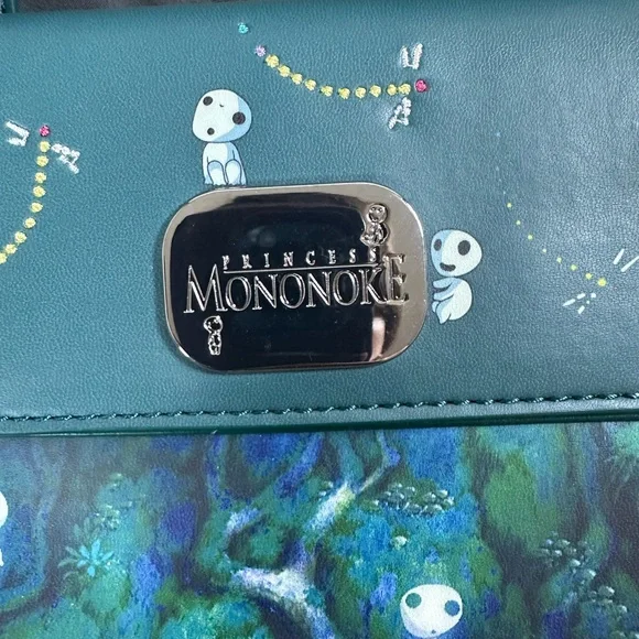 Loungefly Studio Ghibli Princess Mononoke Kodama Forest Crossbody O0054 - Picture 3 of 6